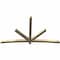 Ekena Millwork Alberta Rough Sawn Timber Gable Bracket, Douglas Fir, 108"W x 63"H x 4"D x 4"F, 14/12 Pitch GBW108X63X0404ALB00RDF - alternate 5